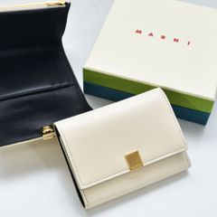 MARNI 三つ折り財布 PFMOW02Q05 ドット柄 - メルカリ