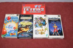 【箱説あり】スーパーファミコン ソフト5本まとめ売り  テトリス2 ボンバザル ポピュラス トルネコ ソウルブレイダー　　E-69