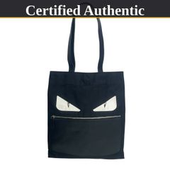 FENDI バグズ モンスター トートバッグ ブラック レザー 8BH335 - メルカリ