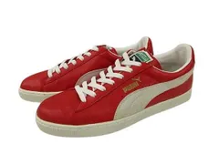 プーマ PUMA 90s バスケット BASKET デッドストック スニーカー レザー レッド ヴィンテージ 28