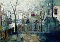 モーリス・ド・ヴラマンク、雪景色、希少な画集より、状態良好、新品
