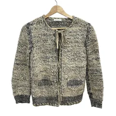 Chloe(クロエ) カーディガン サイズXS レディース美品  - ベージュ×ダークネイビー 長袖