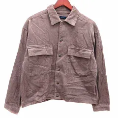アーバンリサーチ URBAN RESEARCH ITEMS ステンカラージャケット コーデュロイ M 茶 ブラウン /YK