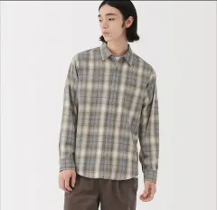 無印良品 muji フランネルシャツ