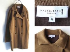 美品 現行 白タグ マッキントッシュ 起毛ウール ダブル ピーコート 
