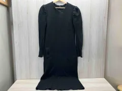 MICHIKO by Y's/ミチコバイワイズ ヨウジヤマモト ウール混長袖ワンピース YK-D32-123 ニットワンピース 袖切替 メッシュ 2