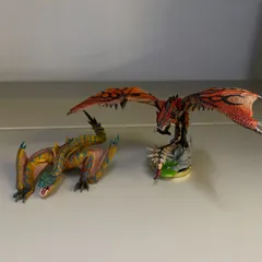 〇モンスターハンター フィギュア ティガレックス、リオレウス、2体セット