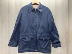 McGREGOR/マクレガー 70s 古着 ワークジャケット ヴィンテージ コットン 裏地ボア USA製 ステッチ サイズ40 ネイビー