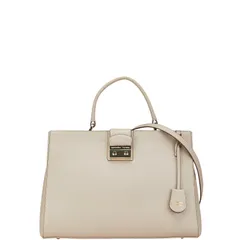 サマンサタバサ ハンドバッグ ショルダーバッグ 2WAY グレージュ レザー レディース Samantha Thavasa【1-0187657】