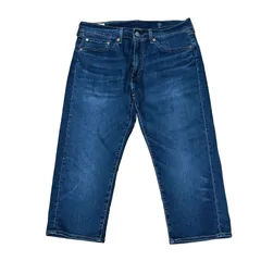 LEVI'S PREMIUM 505 COOL ストレッチ クロップド テーパード 涼ジーンズ インディゴ サイズW32 メンズL リーバイス プレミアム