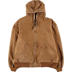 古着 カーハート Carhartt アクティブジャケット 中綿入り ダックフルジップパーカー メンズXL相当/eaa613140