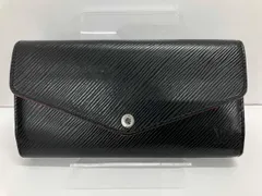 LOUIS VUITTON エピ M64322 ポルトフォイユ サラ 二つ折り長財布 バイカラー ブラック×ピンク 黒 レザー ウォレット ルイヴィトン CA4177