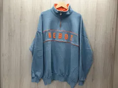 KEBOZ/ケボズ ハーフジップ スウェット コットン ビッグシルエット ストリート ロゴ XL