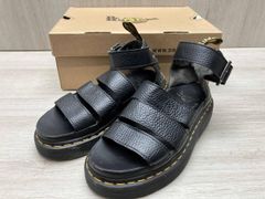 Dr.Martens ジャバンナ GIAVANNA 厚底 サンダル ブラック - メルカリ