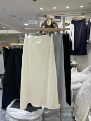 新作 ロング フリーサイズ マキシ Aライン スカート