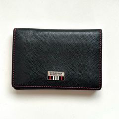 BURBERRY ブラックレザー カードケース{0ob5} - メルカリ