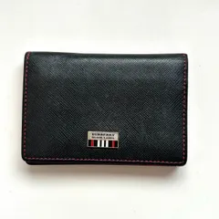 バーバリーブラックレーベル　BURBERRY BLACK LABEL 名刺入れ　カードケース　ブラックのサムネイル