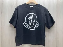 MONCLER/モンクレール  ビッグアイコンプリントクロップドTシャツ クルーネック H10938C00009 829FB  2021  ブラック  サイS