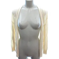 グローブ grove ニット カーディガン トッパー 長袖 L ベージュ /AU