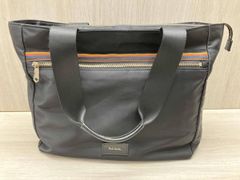 美品/A4収納可能✨ポールスミス トートバッグマルチストライプ レザー