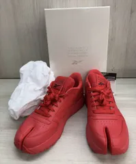 Maison Margiela × Reebok メゾンマルジェラ リーボック Classic Leather Tabi Red スニーカー 足袋 [HO4866] レッド [約27.5cm] 箱あり