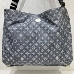 9648　russet ラシット　ショルダーバッグ　ナイロン　デニム柄　モノグラム　レディース　シンプル　カジュアル　きれいめ　軽量