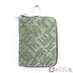 DIESEL ディーゼル X08208 6連キーケース P4250 T7430 グリーン×レッド ジャガード織り シルバー金具 （福久店 C26-130）のサムネイル