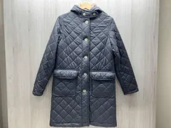TRADITIONAL WEATHERWEAR/トラディショナルウェザーウェア  キルティングボアコート L152MCQCO0011M フード ロゴボタン 英国製 36