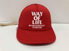 RATS WAY OF LIFE Mesh Cap red - メルカリ