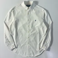 Polo ポロ ラルフローレン 刺繍 コットン 白 シャツ