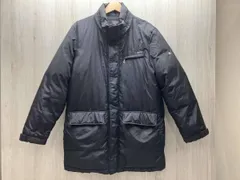BURBERRY BLACK LABEL/バーバリー ブラックレーベル BMP03-901-09 ダウンジャケット ナイロン サイズM 裏地ノバチェック フード欠品 黒