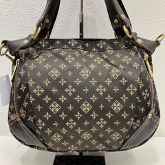 極美品 ラシットレースレザー組み合わせ上品 2wayショルダートート