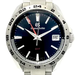 【希少】腕時計 メンズ セイコー SEIKO グランドセイコー スポーツコレクション GMT SBGN005 9F86-0AB0 ネイビー クォーツ デイト表示 10気圧防水