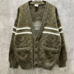 モヘア TOWNCRAFT オリーブグリーン カーディガン - メルカリ