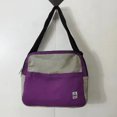 CHUMS BEAMS Accessories チャムス ビームス コラボ ショルダー バッグ スウェット地 スクエア A4 バイカラー グレー パープル B447