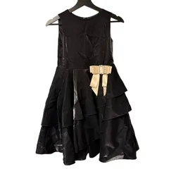 C450 Catherine Cottage キャサリンコテージ ティアードドレス 150 ブラック 発表会 結婚式  ブラック