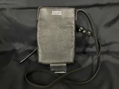 22AW NEIGHBORHOOD ネイバーフッド  LEATHER SACOCHE レザーサコッシュ ブラック 