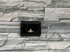 VIVIENNE WESTWOOD/二つ折り財布/3つ折り財布　エナメル/BLK/金具オーブ/黒/ヴィヴィアンウエストウッド