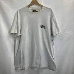 STUSSY / ステューシー / スカルプリント / 半袖Tシャツ / 表記サイズL / ホワイト / USA製