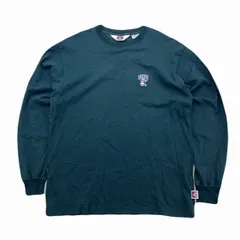 ベンデイビス ロンT メンズ Lサイズ ダークグリーン 長袖 Tシャツ 緑 胸ロゴ シンプル 定番