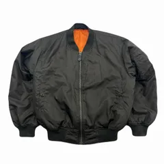 ノーブランド MA-1 フライトジャケット メンズ Lサイズ 中綿 オリーブグリーン 防寒 アウター