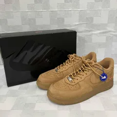 Supreme x NIKE シュプリーム ナイキ スニーカー AIR FORCE 1 LOW Flax/Wheat DN1555-200 26.5cm キャメル 替え紐 箱あり