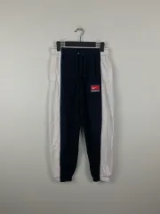 ナイキ チームナイキ 黒白 スウェット ジョガーパンツ L <495>