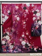 振袖 ラメ刺繍 銀通し 身丈170cm 撥水加工済 MO3342 - メルカリ