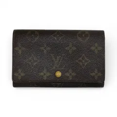 ●ジャンク品●LOUIS VUITTON ルイヴィトン 二つ折り財布 L字ファスナー ポルトモネ ビエ トレゾール モノグラム M61730