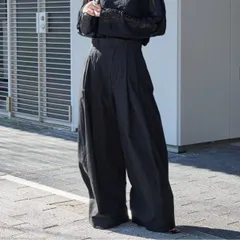 JOURNAL STANDARD (ジャーナルスタンダード) コットンナイロンスーパーワイドコクーンパンツ ブラック 38