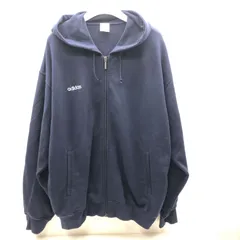 ADIDAS パーカー  フルジップパーカー ネイビー サイズL-O SGSF26-0551