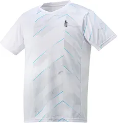 ゴーセン GOSEN テニス ゲームシャツ メンズ レディース 半袖Tシャツ ソフトテニス 部活 トレーニング 練習 吸汗速乾 消臭 日本ソフトテニス連盟 日本バドミントン協会審査合格品  T2404 30 ホワイト