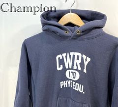 青単タグ】チャンピオン リバースウィーブ CWRU 3段プリント パーカー 
