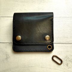 Horween レザー ミニトラッカーウォレット 革財布 - メルカリ